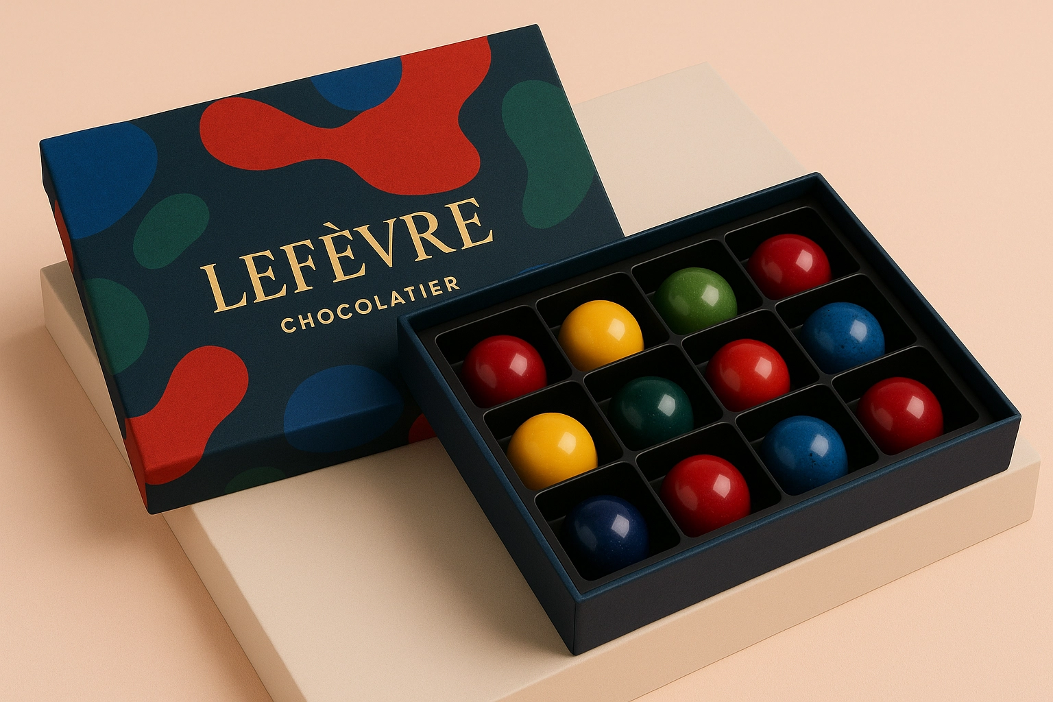 Retrato futurista de un hombre con implantes cibernéticos y luces de neón.